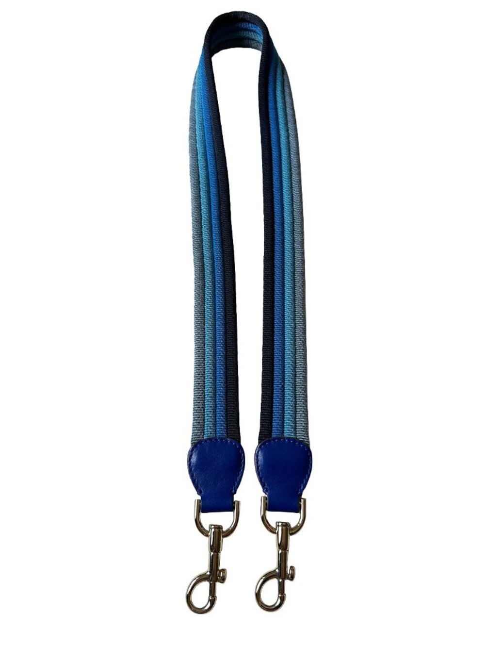 Anya Hindmarch Ebury Tote Bag Winking Smiley 2-Way Top Handle Cobalt Blue - Picture 3 of 10